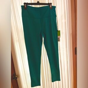 NWT/ MONO B Teal High-Waisted Leggings, Size XL